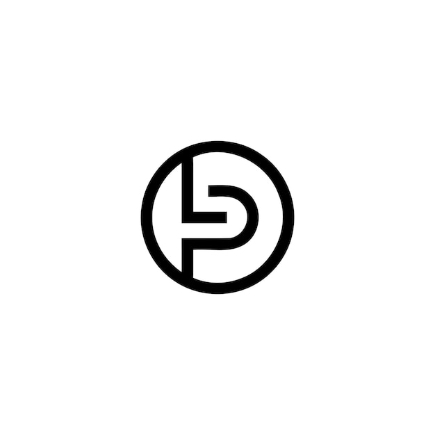 Вектор Дизайн логотипа lp