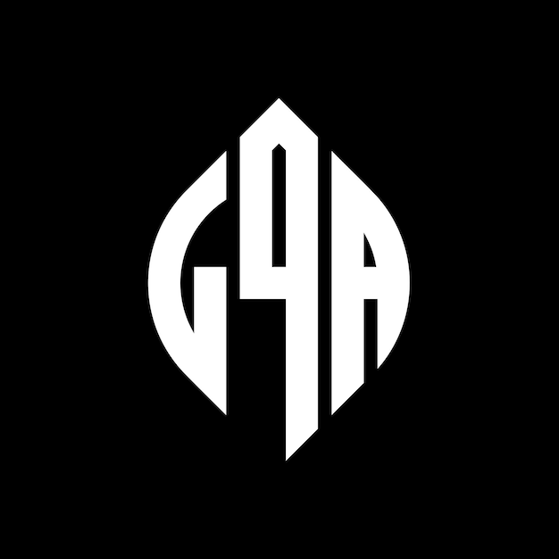 LQA 圓形字母標誌設計 圓形和圆形 LQA 圆字母設計 字體風格 LQA 三個頭字母形成圓形標誌 LQA圓形章 抽象單字母 字母標記 矢量