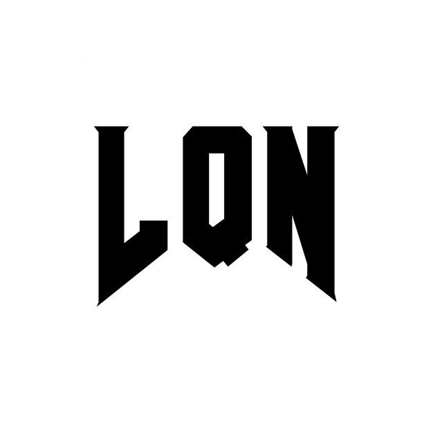 LQN letter logo ontwerp voor technologiebedrijf LQN logo ontwerp zwarte en witte kleurencombinatie LQN Logo LQN vector LQN ontwerp LQN icoon LQN alfabet LQN typografie logo ontwerp
