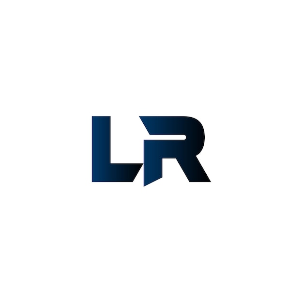 Vector lr logo design