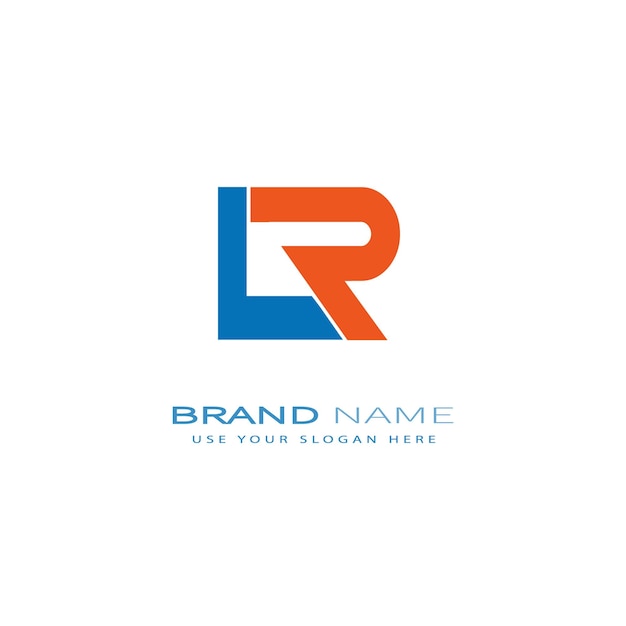 LR248 letter LR logo design