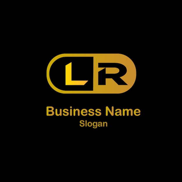 Vector lr251 letter lr logo design
