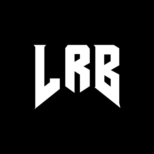 LRB letter logo ontwerp voor technologiebedrijf LRB logo ontwerp zwarte en witte kleurencombinatie LRB logo LRB vector LRB ontwerp LRB icoon LRB alfabet LRB typografie logo ontwerp