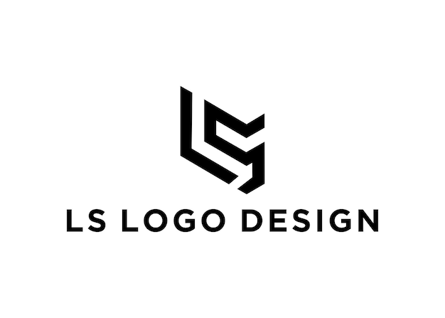 ls logo design vector illustration