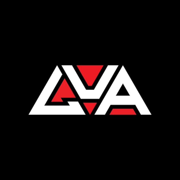 lua triangle letter logo design with triangle shape lua triangle logo design monogram lua triangle vector logo template with red color lua triangular logo simple elegant and luxurious logo lua