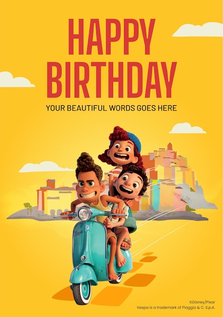 luca birthday card