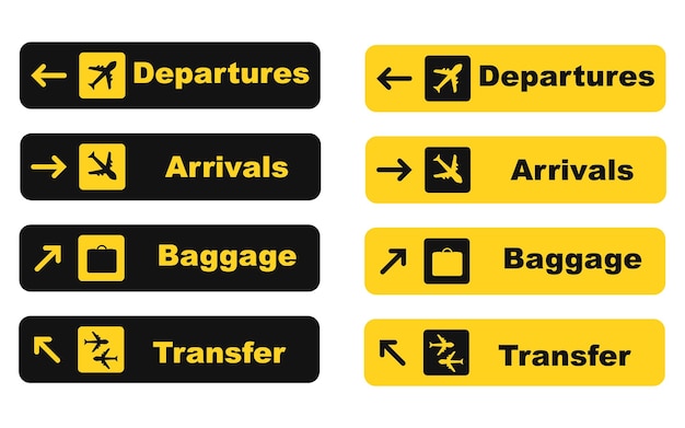 Luchthaven teken Terminal teken vectorVector illustratie geïsoleerd op witte achtergrond