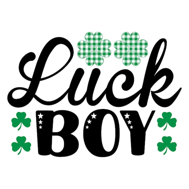 luck boy SVG