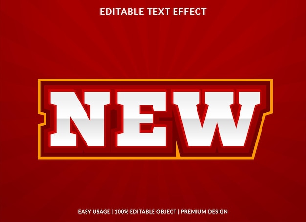 luck editable text effect template use for business logo and brand