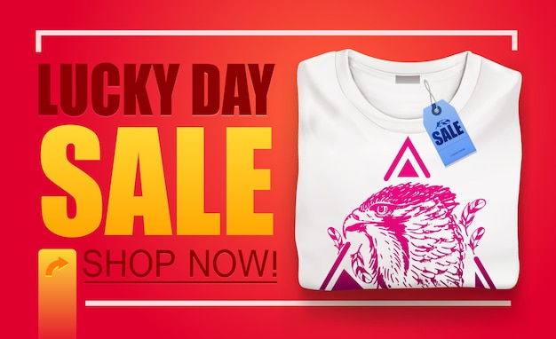 Lucky Day Sale banner.