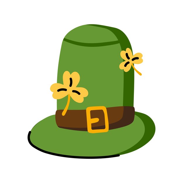 Lucky hat leprechaun for St Patricks Day