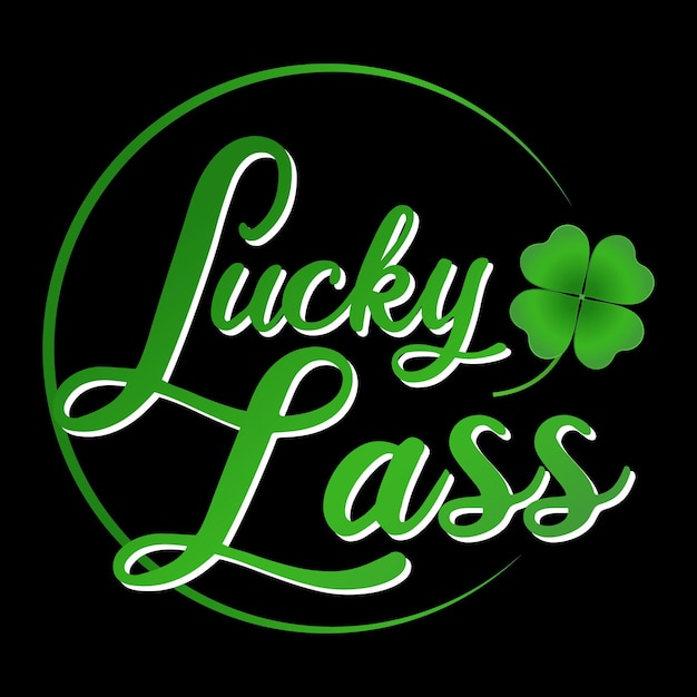 Lucky Lass St. Patrick's Day T-shirt, St. Patrick's Day T-shirt