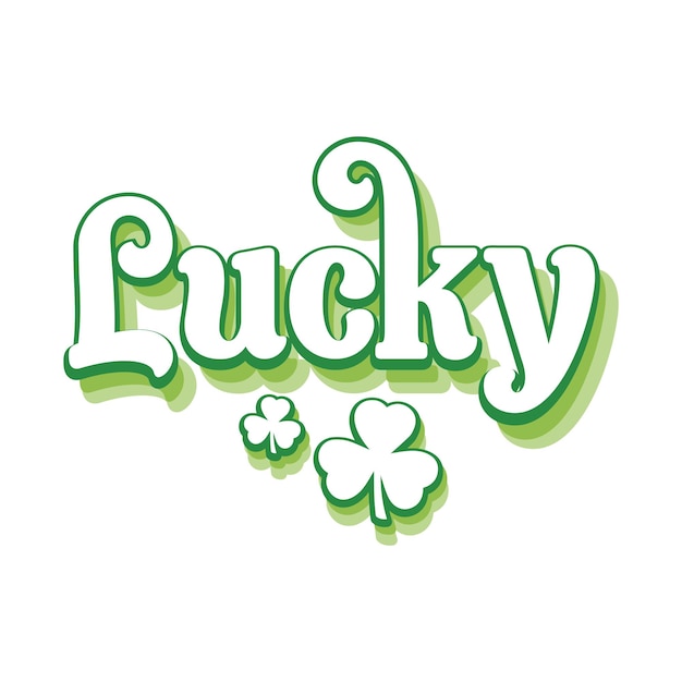 Vector lucky st patricks day