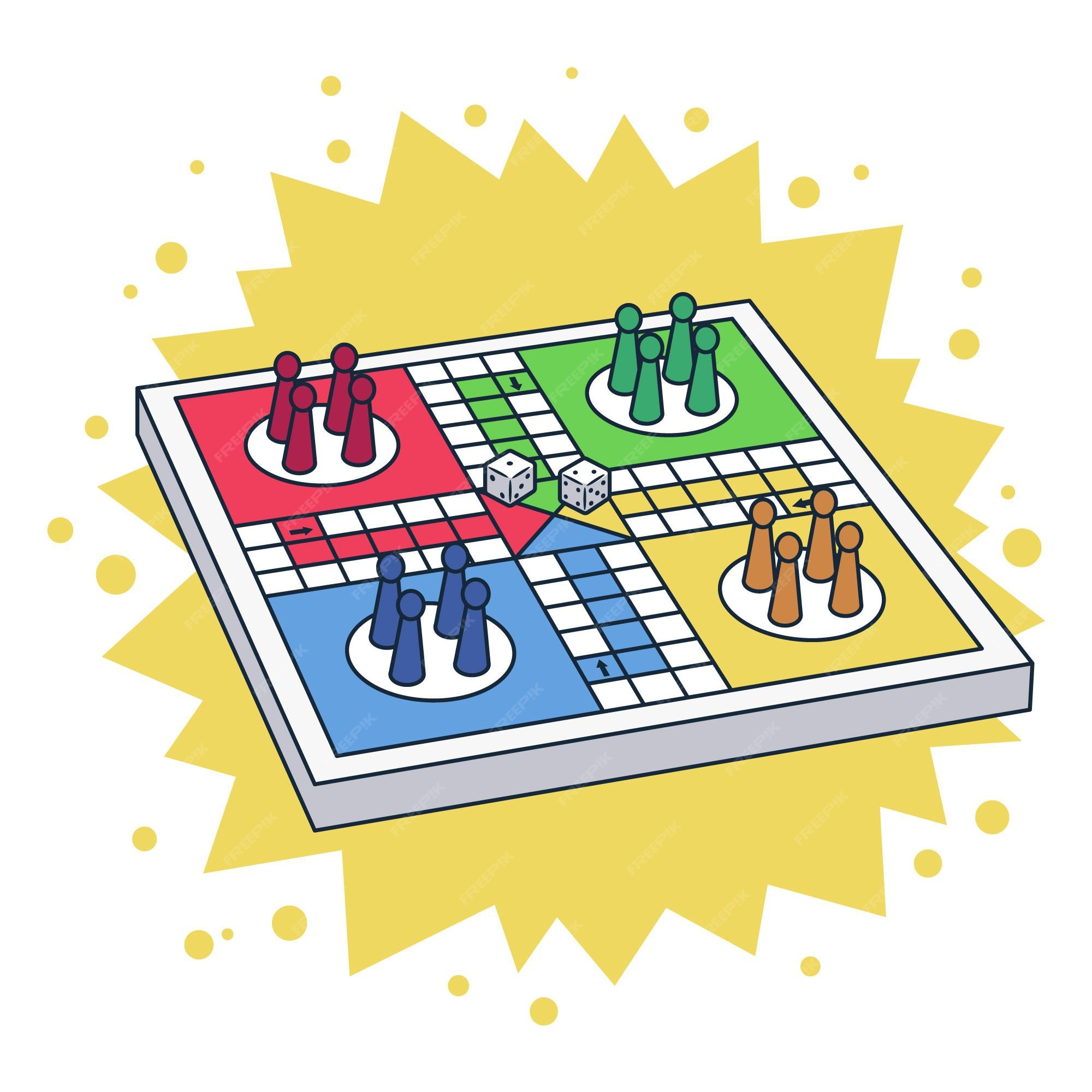 Ludo Board Game Vector Art, Icons, and Graphics for Free Download
