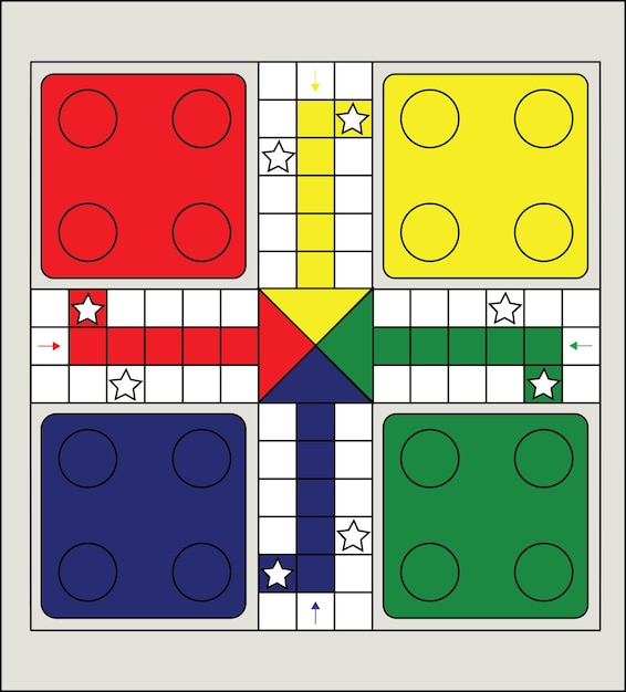 Vector ludo design