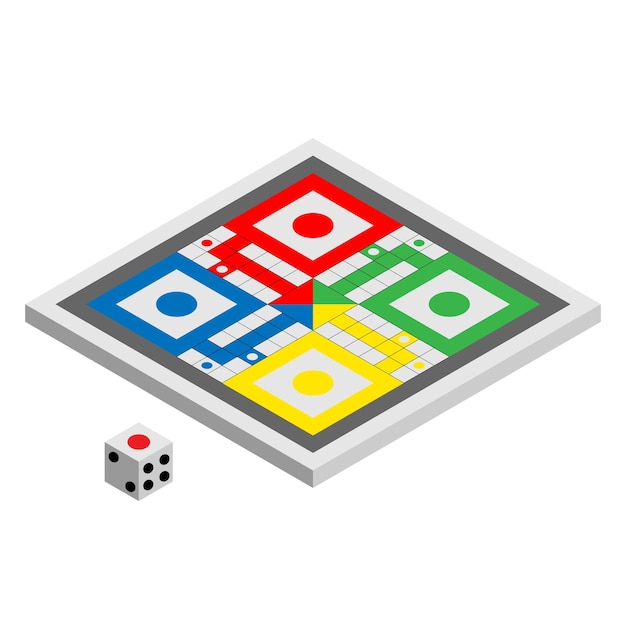Игровая доска Ludo 3D