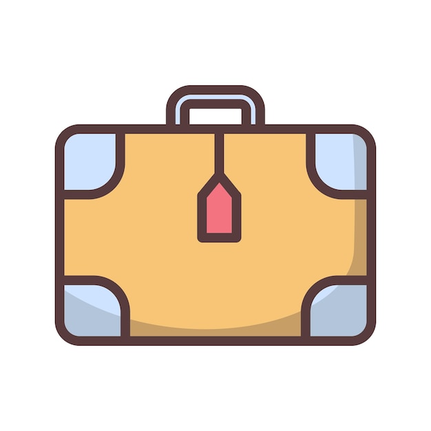 Vector luggage icon vector design template