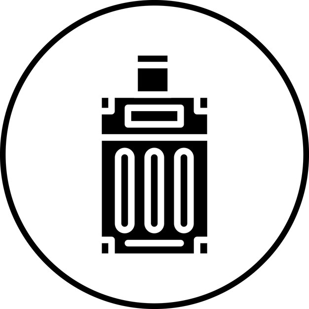 Luggage vector icon illustration of Hotel Services iconset
