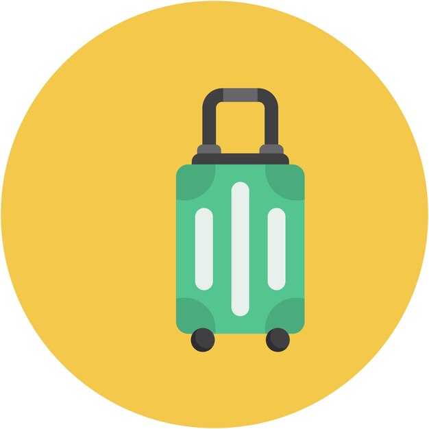 Luggage Vector Illustration Style