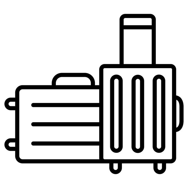 Иллюстрация вектора багажа