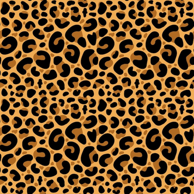 Luipaard cheetah gevlekte achtergrond luipaard naadloze patroon ontwerp achtergrond