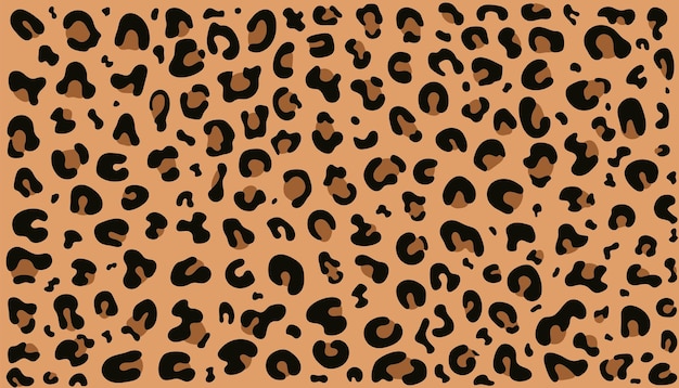 luipaard print vector achtergrond Modieuze achtergrond voor stof papier kleding Vector