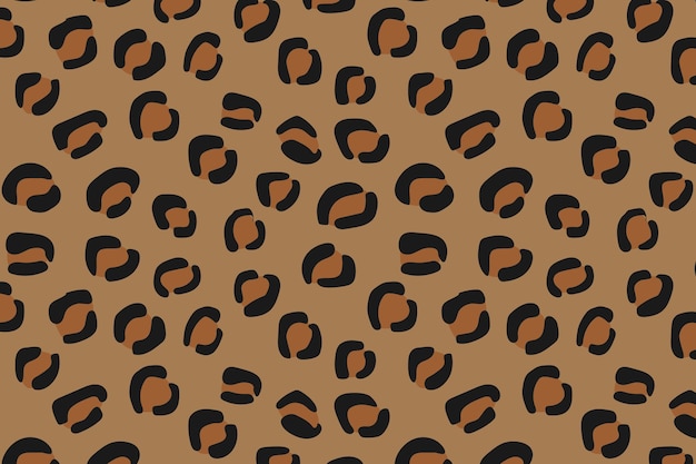 Luipaardvel naadloze patroon achtergrond
