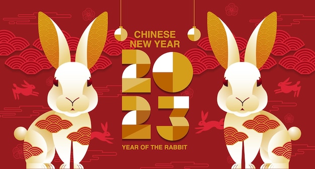 Лунный новый год китайский новый год 2023 год кролика китайский традиционный