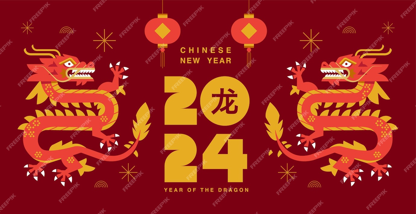 Capodanno lunare capodanno cinese 2024 anno dello zodiaco del drago