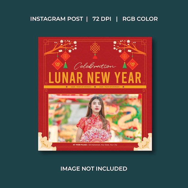 Lunar New Year Sociale media