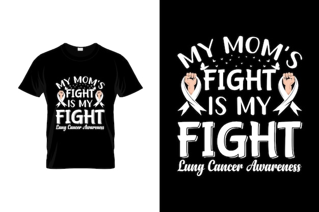 Lung cancer TShirt Design or Lung cancer poster Design Lung cancer Quotes Lung cancer Typogr