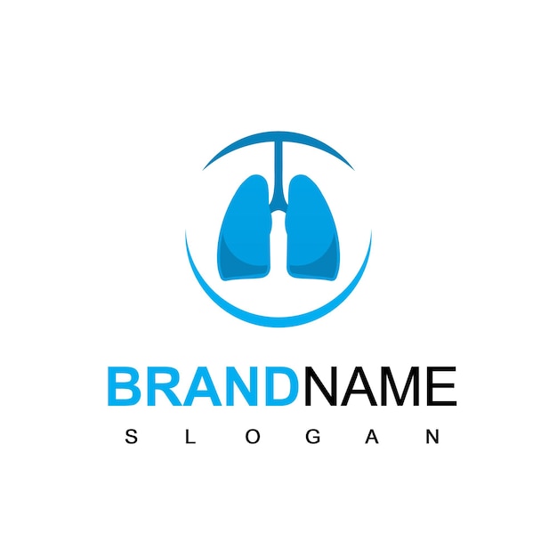 Lung Logo For Hospital Or Health Care Company