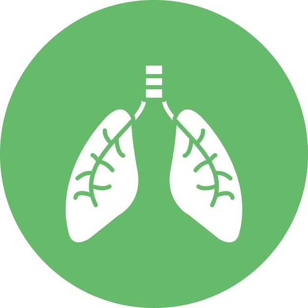 Lungs vector icon Can be used for Medicine iconset