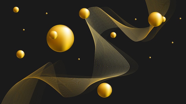 Vector luxe abstracte banner