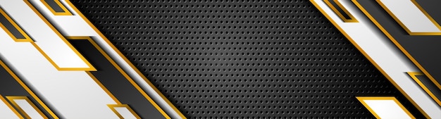 Luxe abstracte tech geometrische achtergrond
