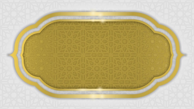luxe Arabische baground met het gouden ornament