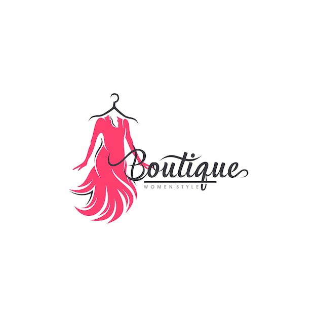 Luxe boutique logo vector sjablonen