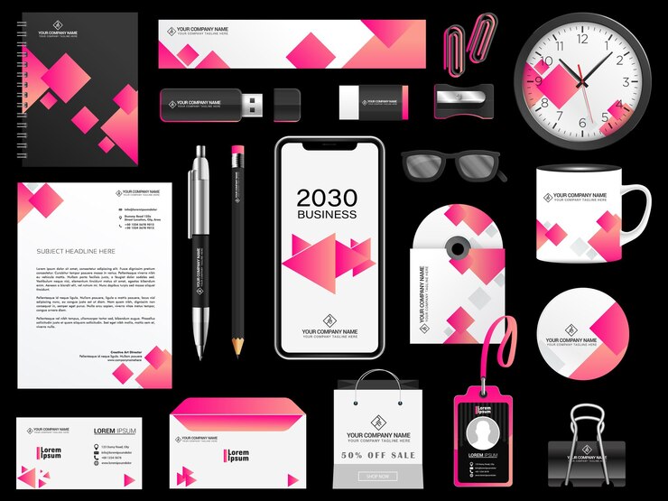 Vector luxe branding en identiteitsontwerp