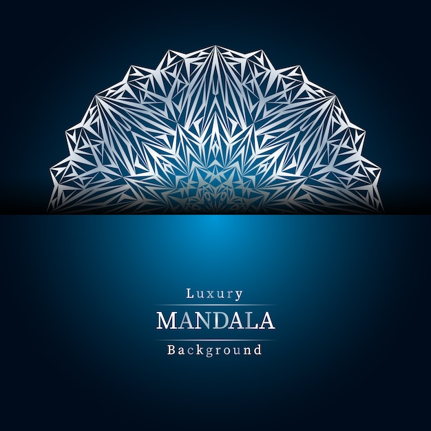 Luxe decoratieve mandala achtergrond