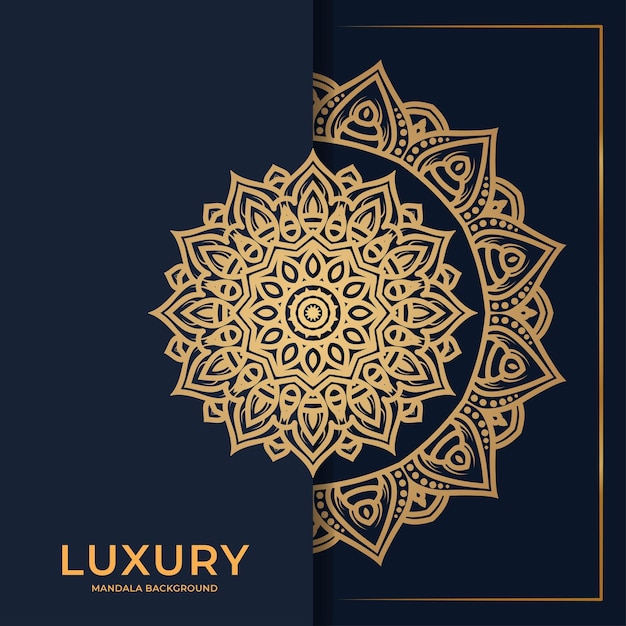 Luxe decoratieve mandala-achtergrond