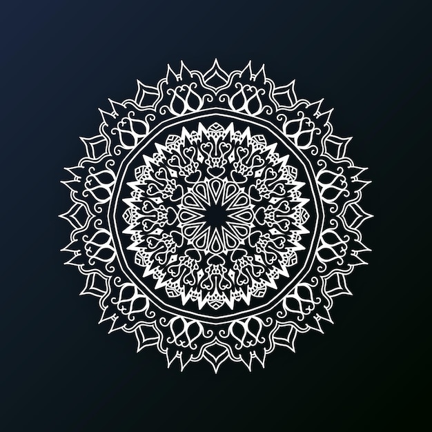 Luxe decoratieve mandala-ontwerpsjabloon