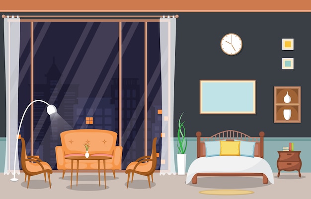 Luxe Deluxe woonkamer Penthouse appartement interieur meubels