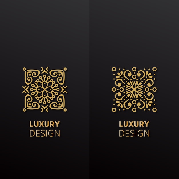 Luxe design ornament mandala