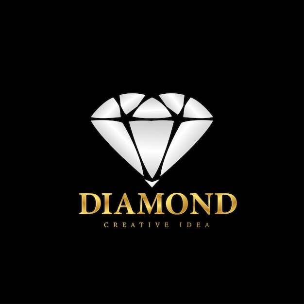 Luxe dimond-logo-ontwerp