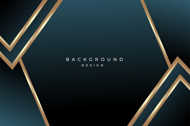 Luxe elegant abstract vormontwerp als achtergrond met glanzend gouden lijnelement