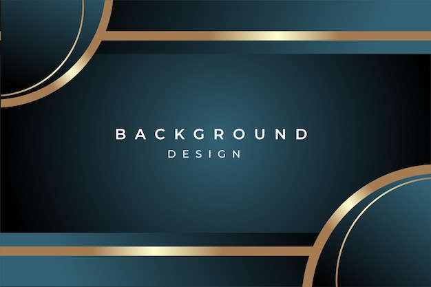 Luxe elegant ontwerp als achtergrond met glanzend goud abstract vormelement