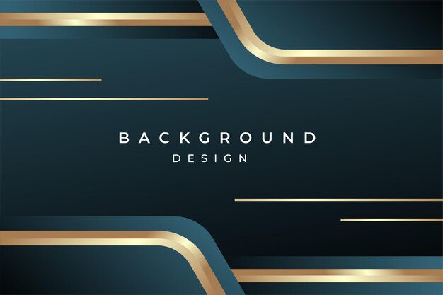 Luxe elegant ontwerp als achtergrond met glanzend goud abstract vormelement