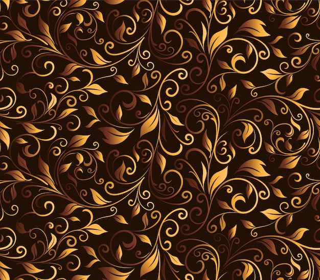 Luxe Floral Carving naadloze patroon