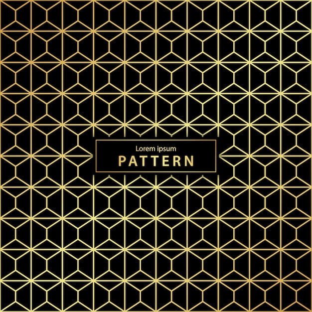 Vector luxe geometrische patroon