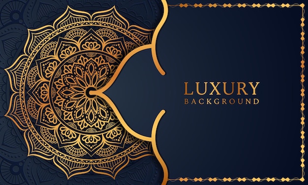 Vector luxe gouden arabesk patroon op mandala achtergrond arabisch islamitisch oosten stijl premium vector